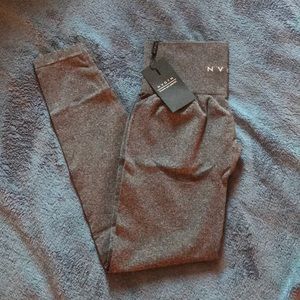 NVGTN speckled black leggings